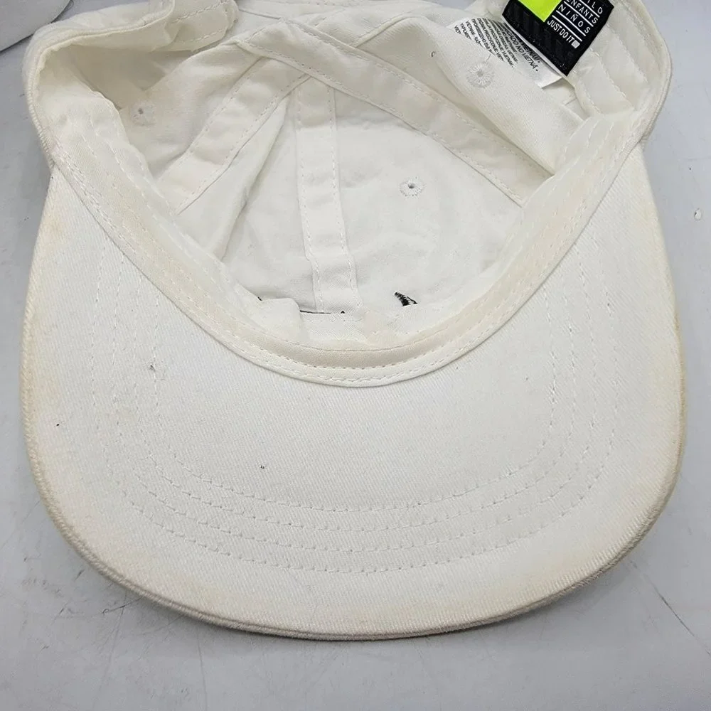 Nike Logo Hat Kids Strapback White Baseball Hat Cap Just Do It Swoosh